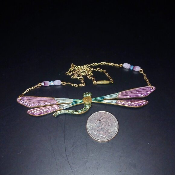 Pididdly Links dragonfly collar necklace - Picture 4 of 5